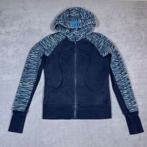 Lululemon Womens Scuba Hoodie Jacket Size 6 Inkwell: We Are From Space ***READ**